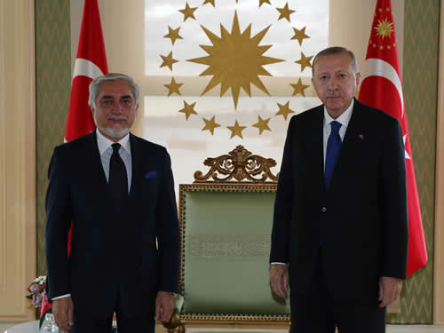Cumhurbaşkanı Erdoğan, Afganistan Millî Uzlaşı Yüksek Konseyi Başkanı Abdullah ile görüştü
