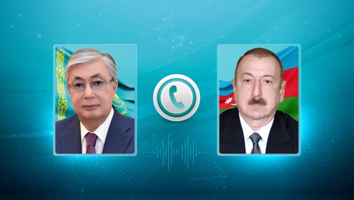 Kazakistan ve Azerbaycan cumhurbaşkanları arasında telefon görüşmesi gerçekleşti