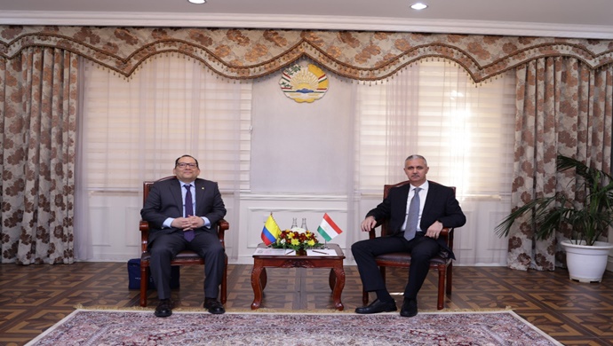 First deputy Foreign Minister received copies of Letters of Credence from Ambassador of the Republic of Columbia