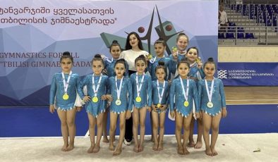 Gürcüstan Azərbaycanlılarının İnteqrasiya Mərkəzinin tələbələri beynəlxalq gimnastika festivalına qatılıb