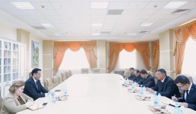 Meeting of the Ambassador with the Rector of the University of Engineering Technologies of Turkmenistan named after Oguz Khan