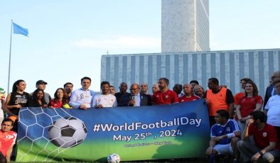 First celebration of the World Football Day at the UN