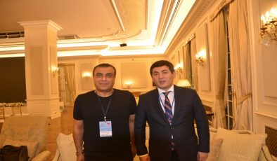 TURKISH MINING BUSINESSMAN İBRAHİM HALİL TOPRAK MET WITH UZBEKISTAN MINISTER OF MINING AND GEOLOGY MR. BOBIR FARKHADOVICH ISLAMOV