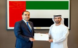 Presentation of copies of the Credentials to the UAE Undersecretary of the Ministry of Foreign Affairs