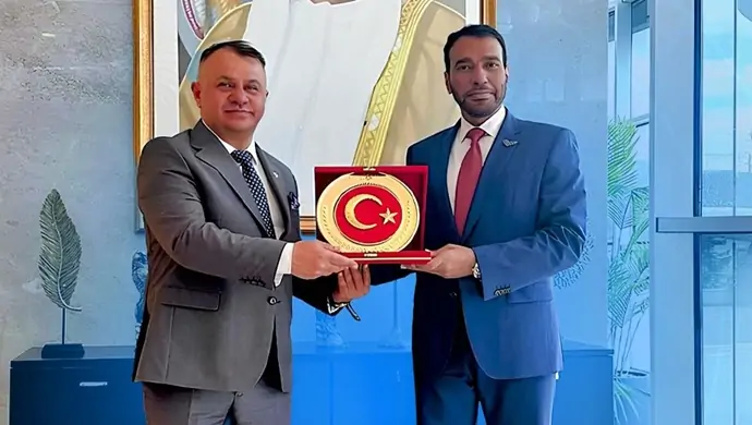 Bekir Ayaz BAE Büyükelçisi H.E. Saeed Thani Al Dhaheri ile bir araya geldi