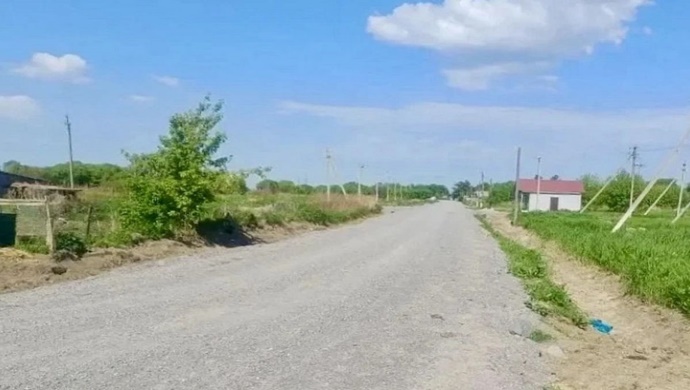 Birleşik Rusya’nın desteğiyle Primorsky Krai’deki Lugovoe köyünde bir yol onarıldı